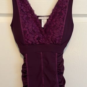 Purple Lace Top